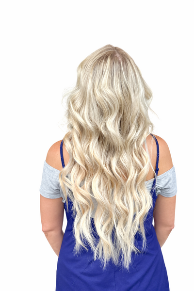 Natural hand-tied extensions — seamless blending